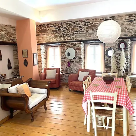 Traditional Wood And Stone Villa