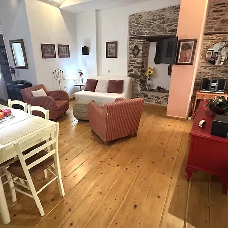 Traditional Wood And Stone Villa Ermoupoli