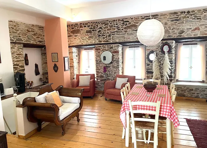 Traditional Wood And Stone Villa